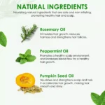 Aliver 3in1 Rosemary Oil with Peppermint & Pumpkin Seed Oil - 60ml - Image 4