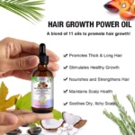 Aliver Hair Growth Power Oil – 11 Oil Blend - 60ml - Image 3